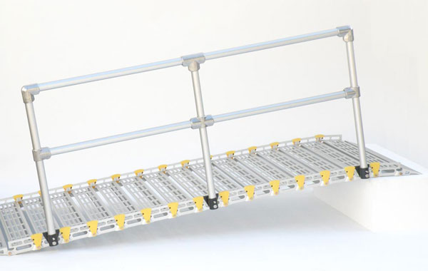 (Bild für) Handlauf für Rollrampe 244 cm - zum Schließen ins Bild klicken